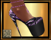[L] Purple Black Heels