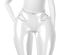 3/9 pants L white