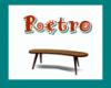 ~GW~RETRO SIDE TABLE