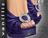 V- Elegant Purple Heels