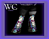 DW RAINBOW SKULL CHAPS