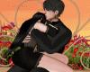 Couple Hug Pose Sit
