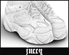 JUCCY Mom White Sneakers