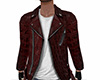 Red Gator Leather Jacket