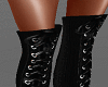 H/Black Knee High Boots