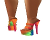 Tyedye heels