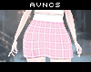 Av! Pink Grid Skirt