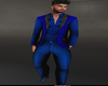 SEXY BLUE GQ SUIT
