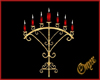 Gold/Red Wed Candle