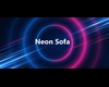 Neon Butterfly Sofa