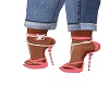 Pink N Diamond Heels