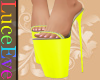 Yellow Zarina Heels