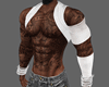 Male Sexy White Top