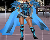 Warriors Blue Cape