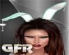teal bunny ears