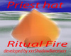 Priest hat fire