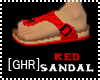 RED sandal