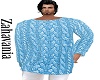 𝓩- Blue Knit Sweater