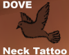 Dove Neck Tattoo