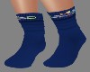 !R! Blue Xmas Socks 2