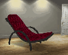 red silk lovers lounger