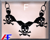 AF. Skull B. Necklace F