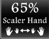 ₢ Hand 65% M/F
