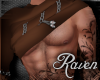 *R* Skull Chains Brown