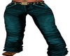 Teal Muscle Jeans M