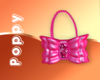 Pink ribbon purse