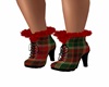 PLAID SANTA BOOTS