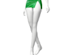 Green Leather Skirt RLS