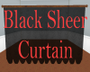 Black Sheer Curtain