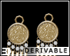 DRV Medallion Earrings