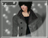 T| Grey Wool Coat