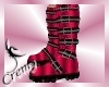 C Pink brillant boots