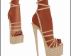 taupe bling heels