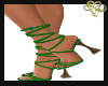 Green Penzance Heels