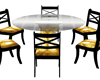 rosebud table&chairs