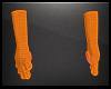 Orange Paw Gloves