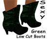 Low Cut Boots Green 
