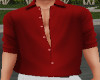 red tucked button down