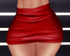 ((M) Red Latexs Skirt