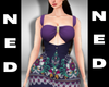 [NED]FLORAL DRESS P