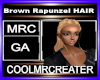 Brown Rapunzel HAIR