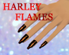 (KK)BLK W HARLEY FLAMES