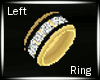 {RJ} Black Gold Wed Ring