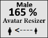 Avatar scaler 165% Male