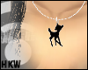 Black Deer Necklace