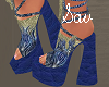 Blue/Gold Chunkies